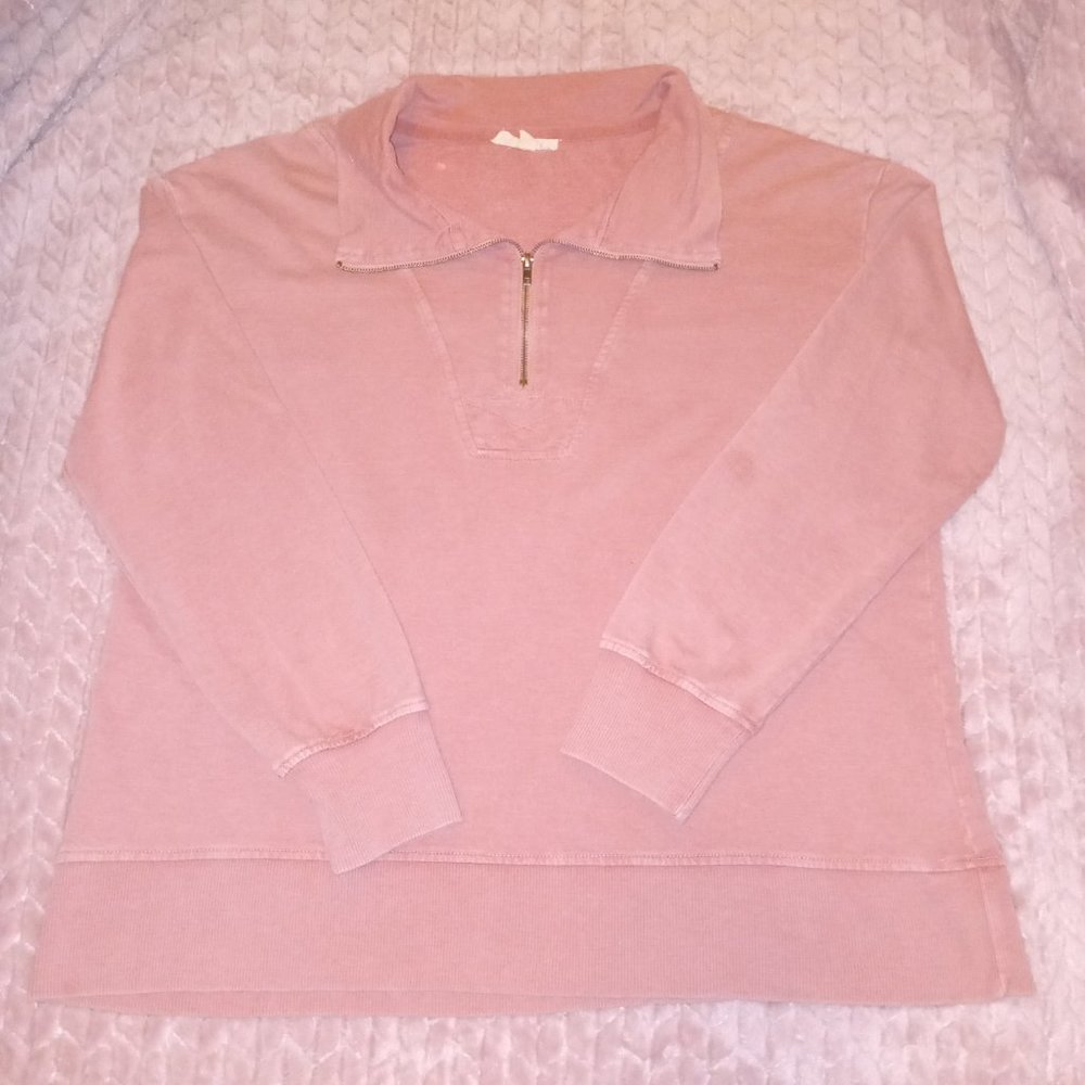 Distressed sweatshirt